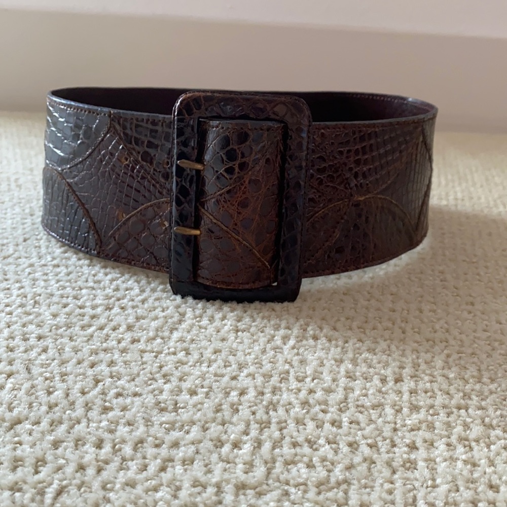 Leather Belt Size Small (Vintage)